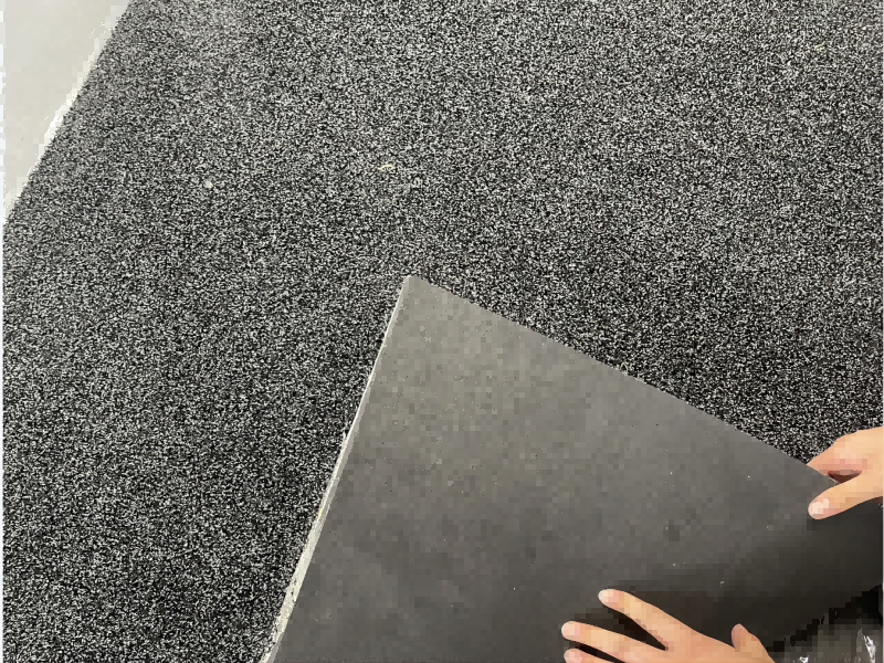 10mm rubber underlay artificial grass for gym sledding use
